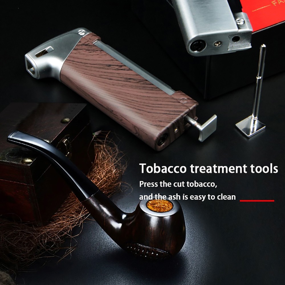 Premium Butane Pipe Lighter - Butane Fuel - Refillable and Adjustable Lighter