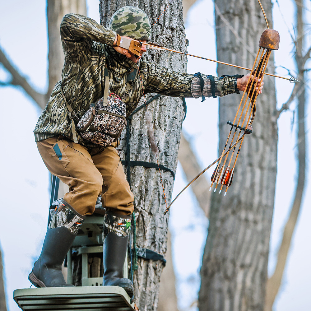 HISEA Men's Rubber Boots Neoprene Insulated Rain Boots Mud Working Hunting Boots