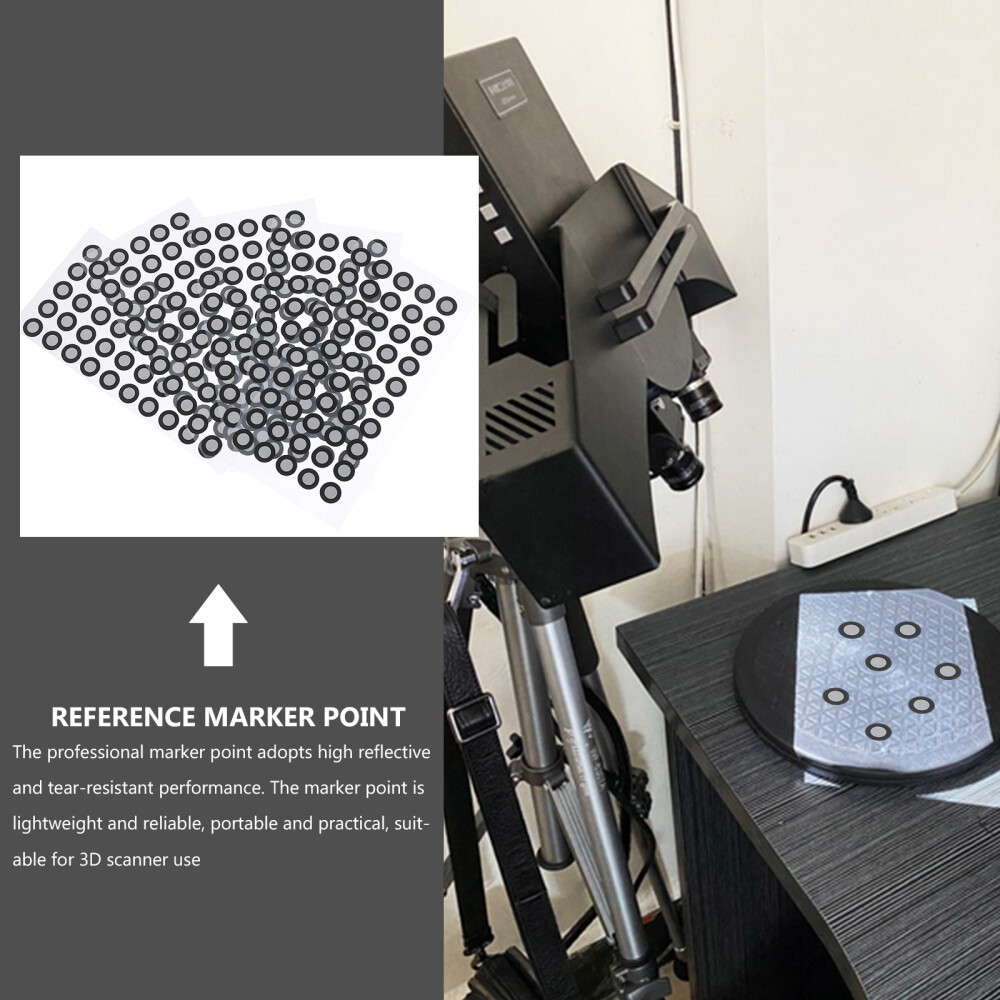 5 Sheets reference mark 3D scan reflection points lidar scanner