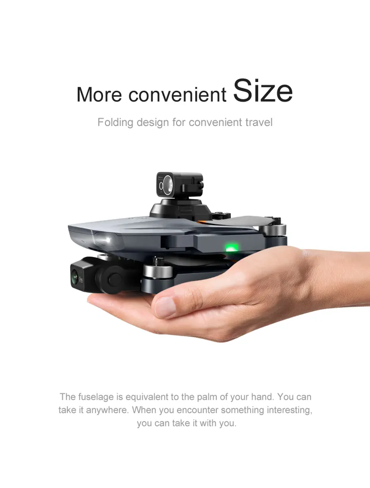 ISPEKTRUM RG101 Pro Drone 8K Camera 2-Axis Gimbal 360 Obstacle Avoidance