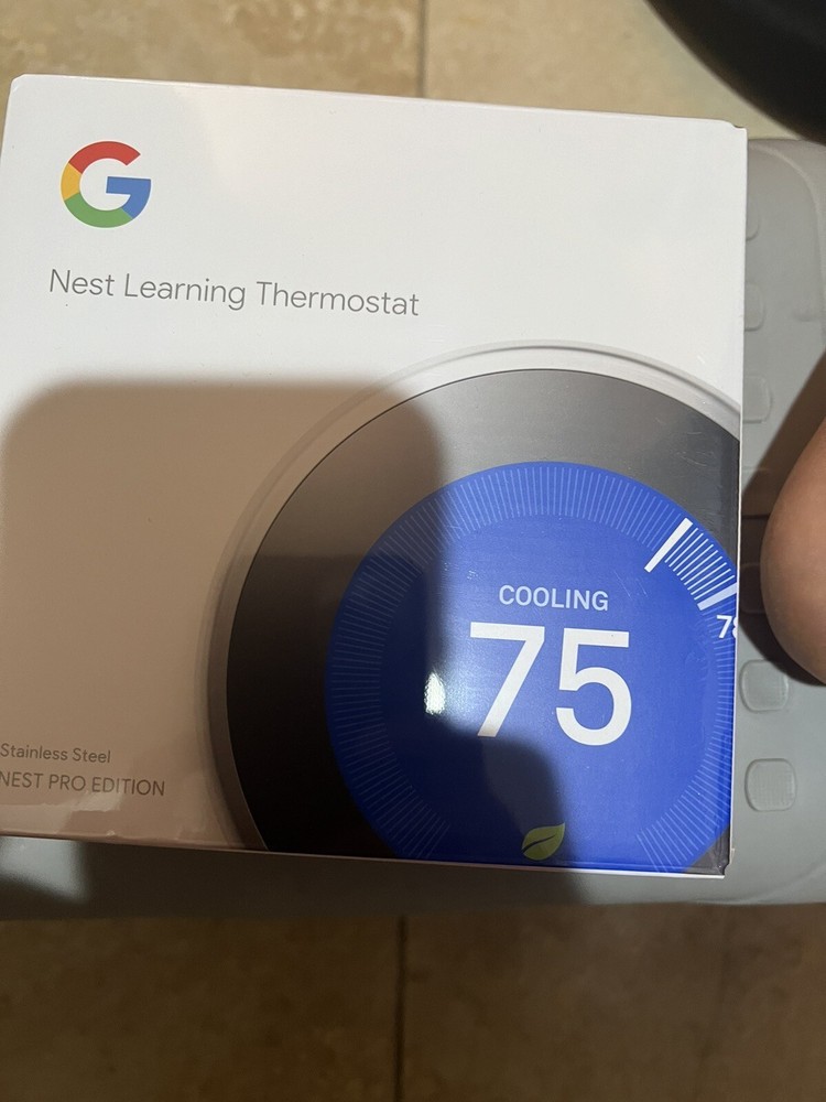 nest thermostat 3rd generation stainless steel