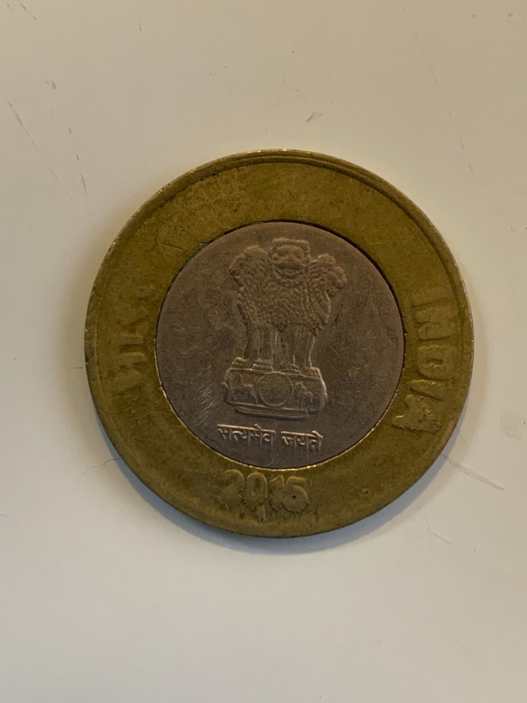 2015 India 10-rupee coin