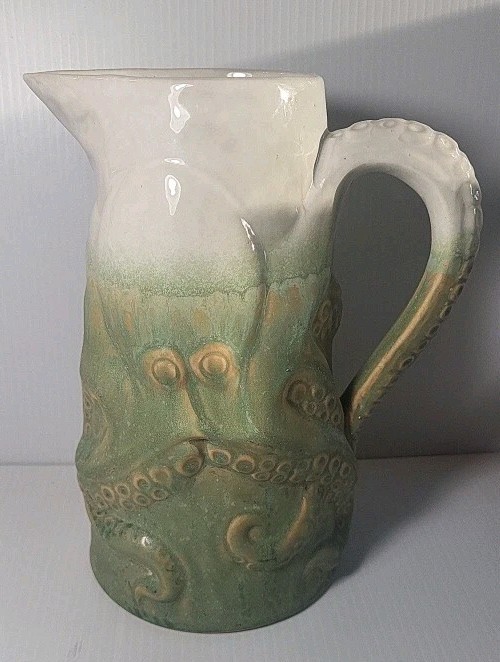 Ceramic Octopus Themed Pitcher