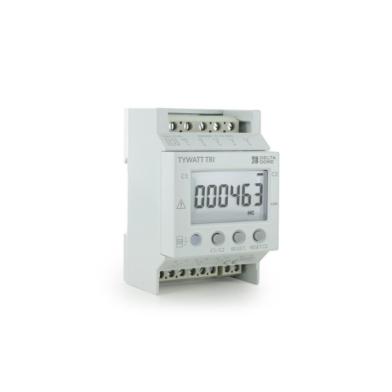 Delta Dore 6110010 Consumption Indicator For Three-Phase Meter Tywatt Tr
