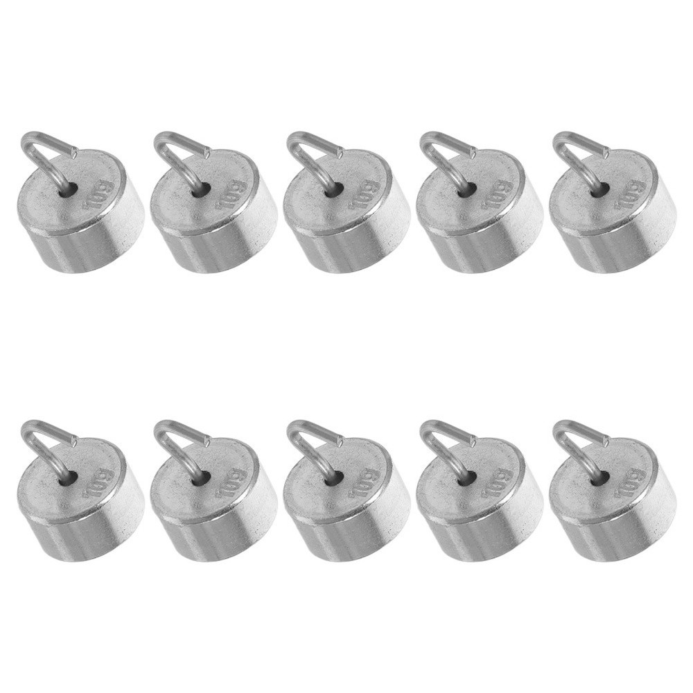 10 Pcs Small Calibration Weights Hanging Set for Digital Scale Hook Kit