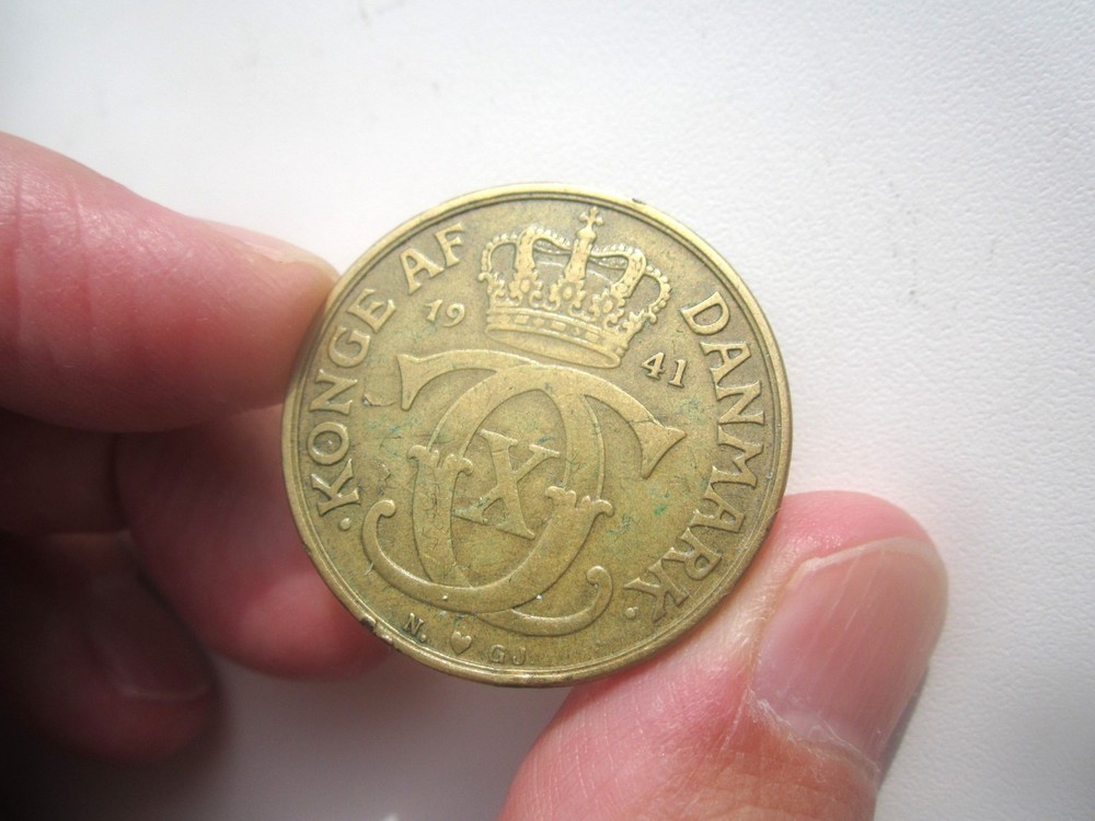 KEY DATE 1941 DENMARK 2 KRONER