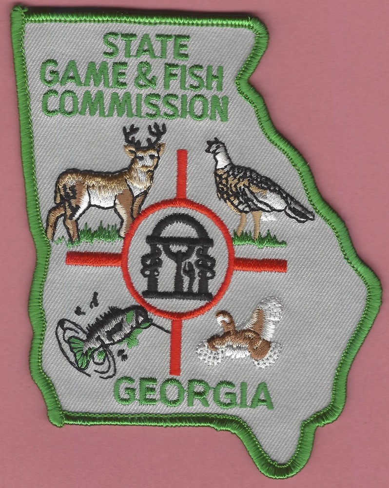 GEORGIA STATE GAME & FISH COMMISSION SHOULDER PATCH