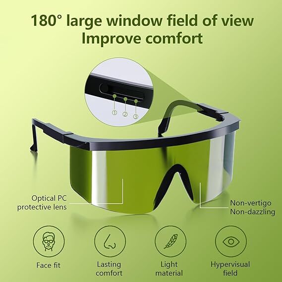 IPL Laser Portect Goggles LED Safety Glasses Eye Peotection Strong Light Therapy