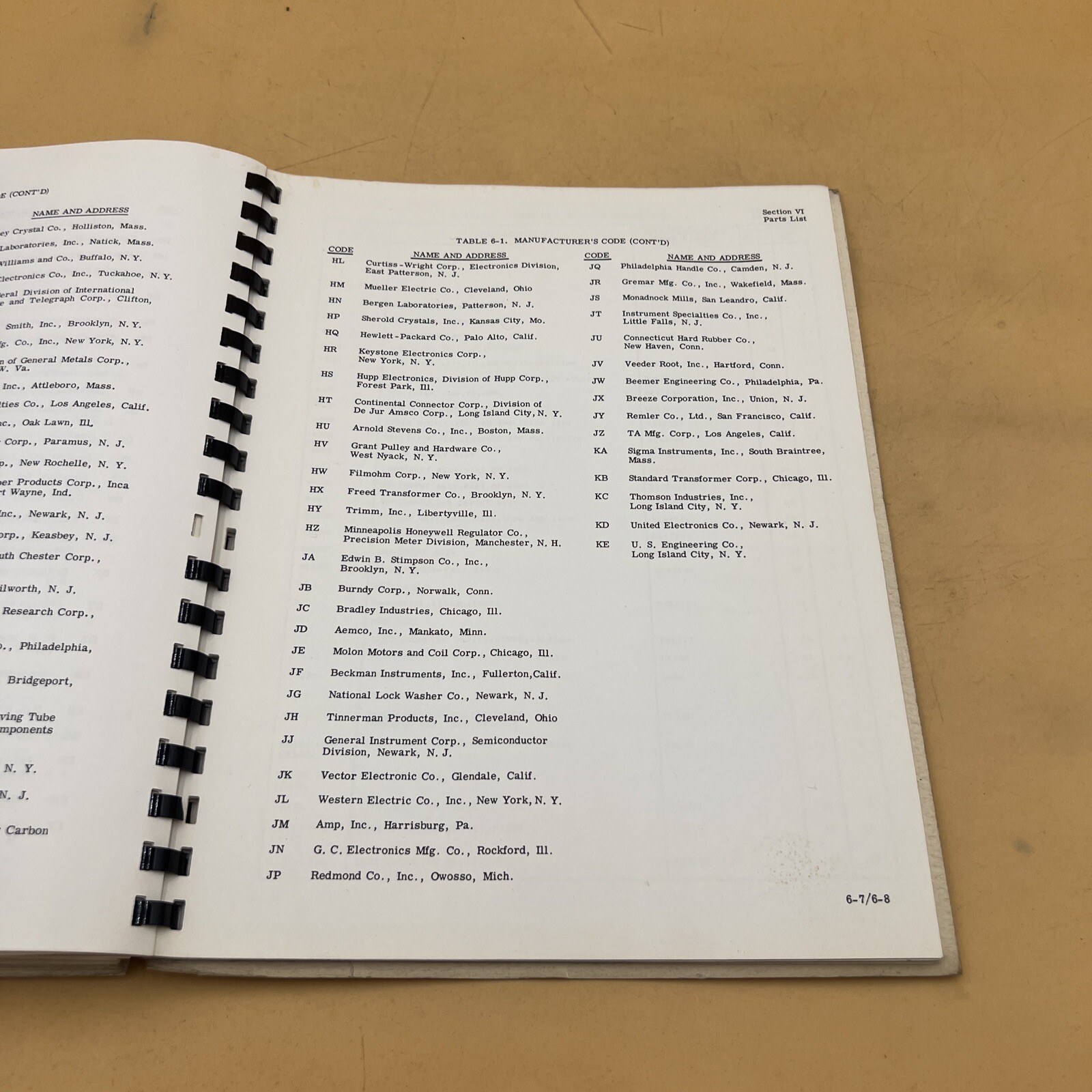 POLARAD CALIBRATED FIELD INTENSITY RECEIVER MODEL CFI OPERATING REPAIR HANDBOOK