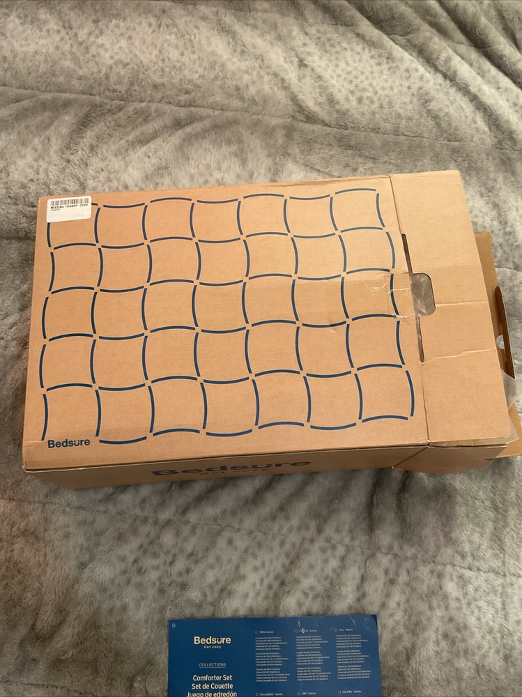 Bedsure 7 Pc Comforter Set Pink Color