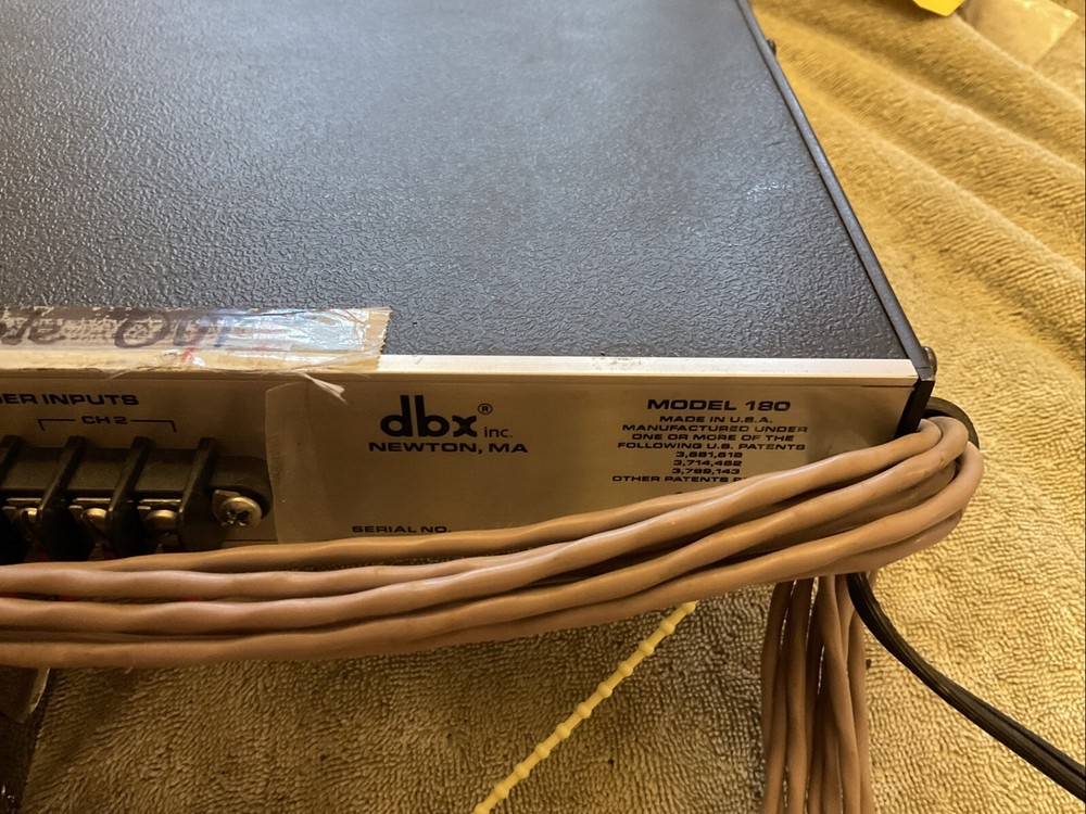 DBX180 Tape Recorder Type 1 Noise Reduction System Pulled From Working Studio