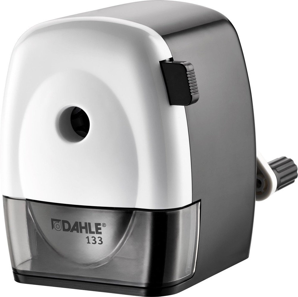 Dahle 133 Pencil Sharpener with Automatic Cutting System, Adjustable Point, A...