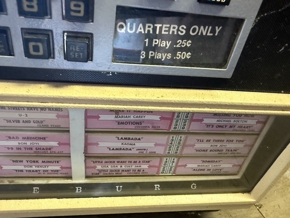 1970 Digital Key Pad Seeburg Jukebox Wallbox DEC NOT tested