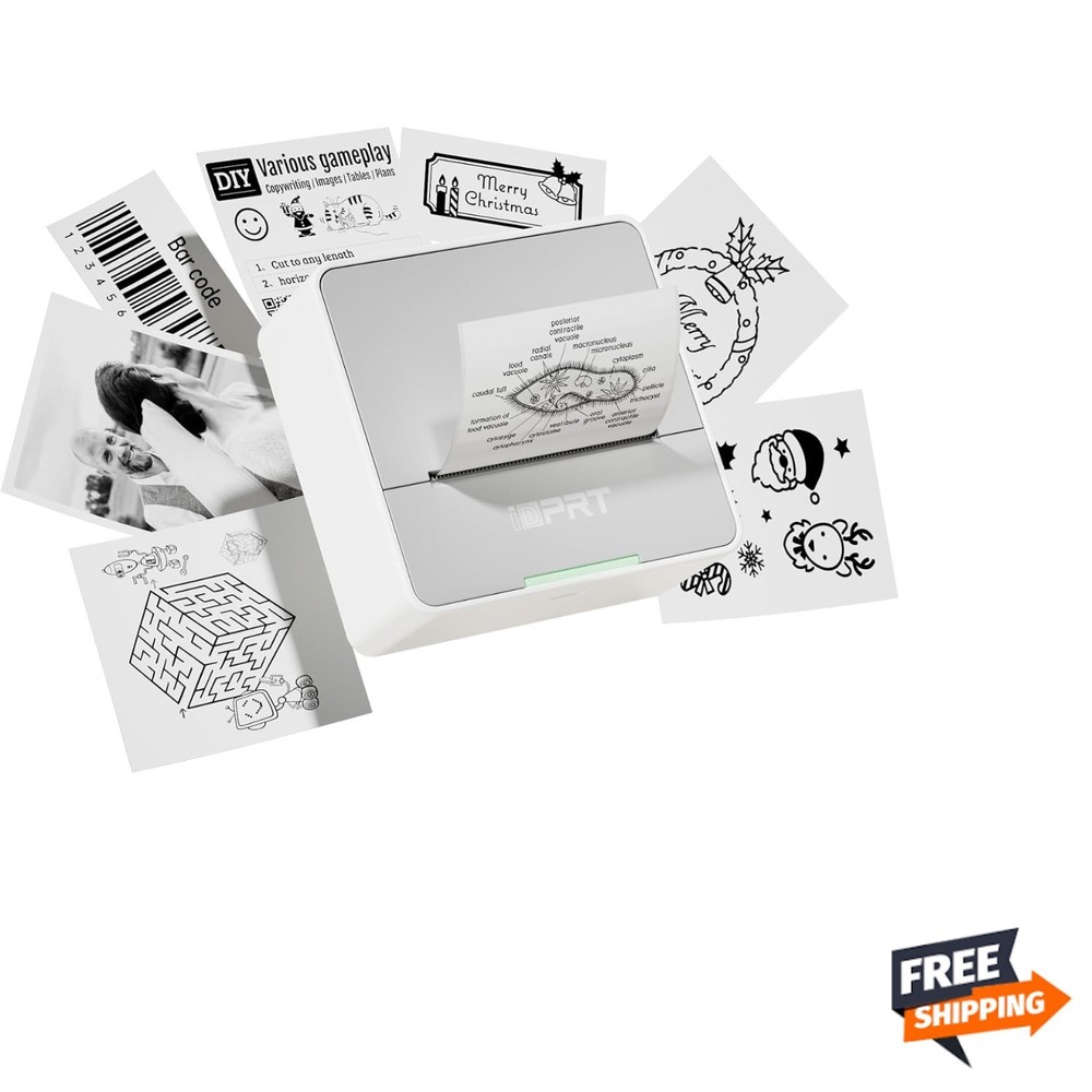 User-Friendly Portable Sticker Printer for Creating Custom Labels on the Go