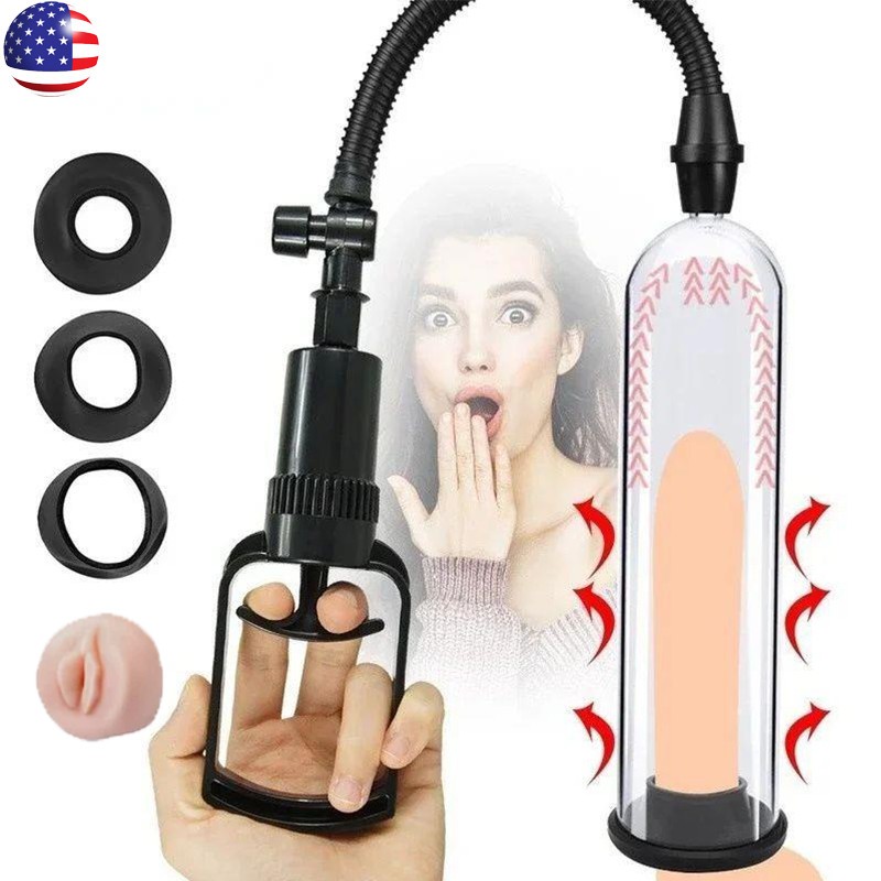 Vacuum Penis Pump for Male ED Enhancement Erectile Enlargement Penis Enlarger BG