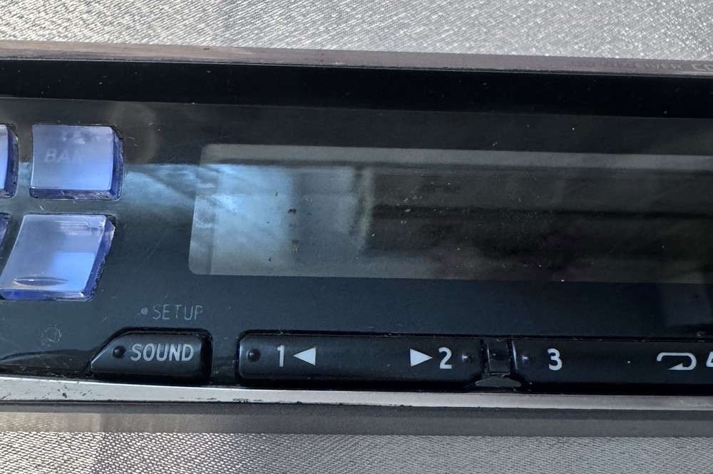 ALPINE CDE-9874 CAR STEREO FACEPLATE & CASE ONLY