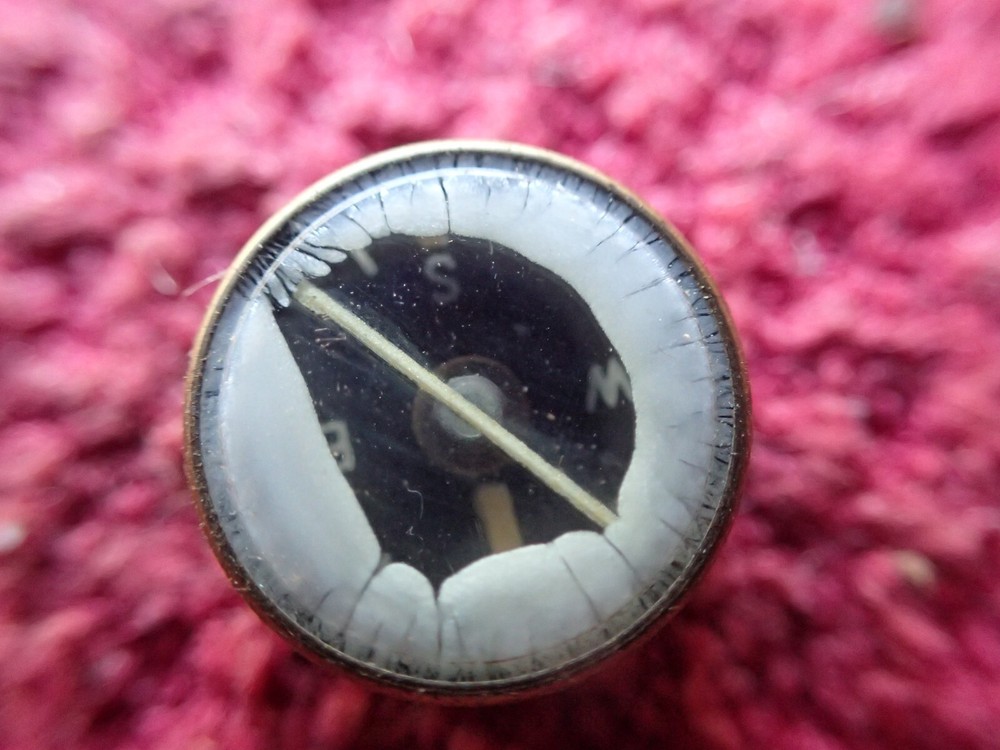 WWII Military Miniature Escape Compass ½ Inch Diameter