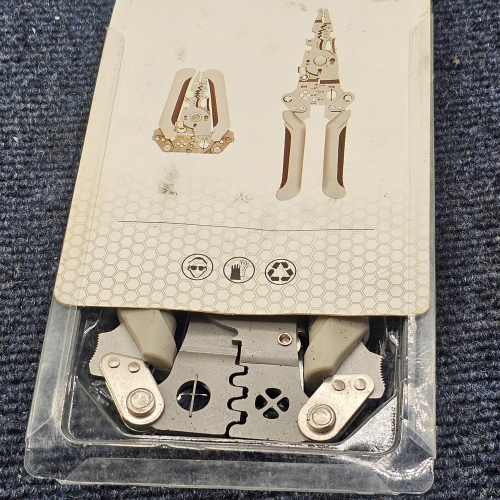 9" Wire Crimper Tool Multifunction Wire Stripper Cable Cutter Pliers