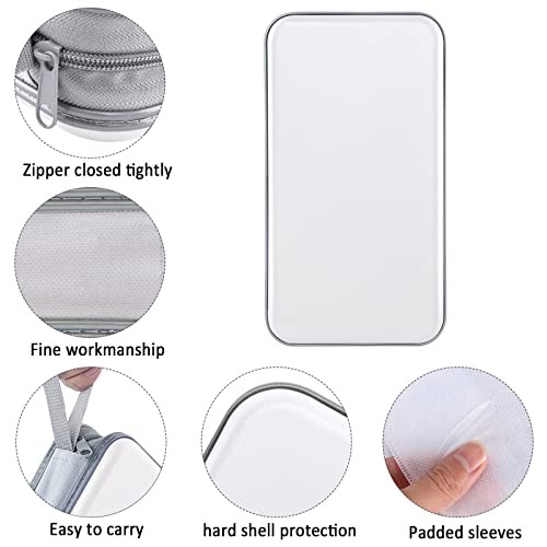 CD Case, DVD Case Holder 96 Capacity Hard Plastic CD DVD Disc Cases White