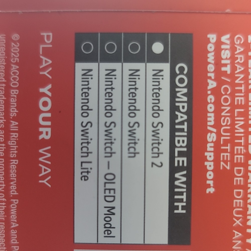 PowerA Screen Protectors 2-Pack for Nintendo Switch Models with Cleaning Cloth