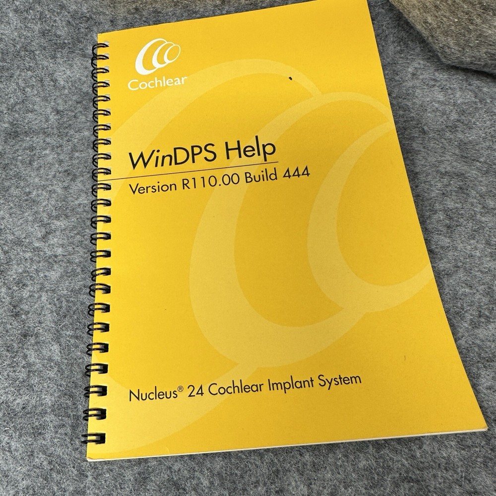 Cochlear Nucleus Bundle Processor Control Interface Cables Control Knob Software