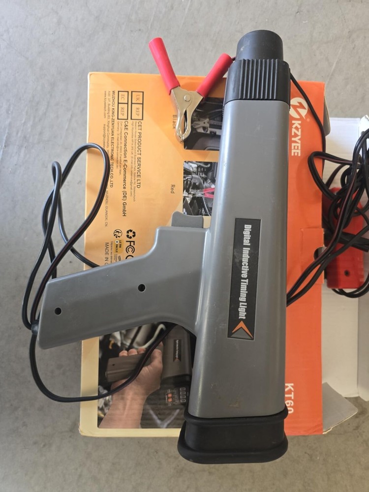 KZYEE KT60 Digital Engine Timing Gun Ignition Timing Strobe Light Inductive