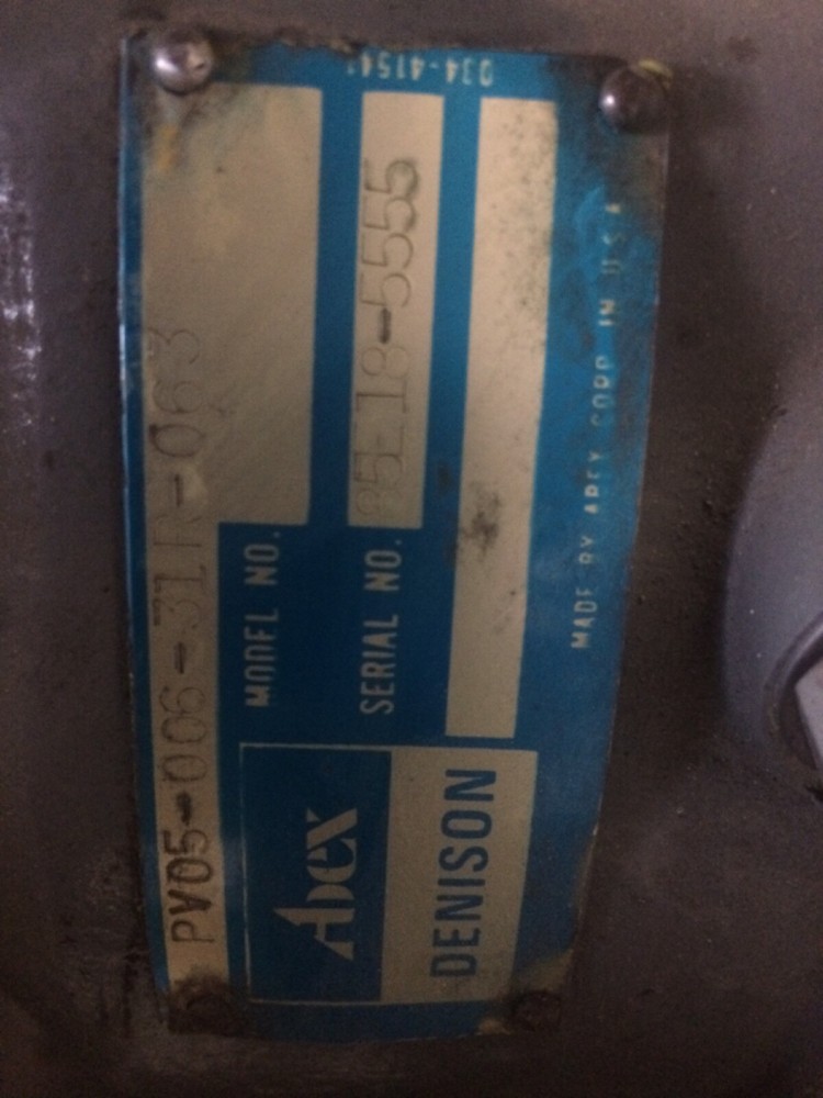 hydraulic testing pump station