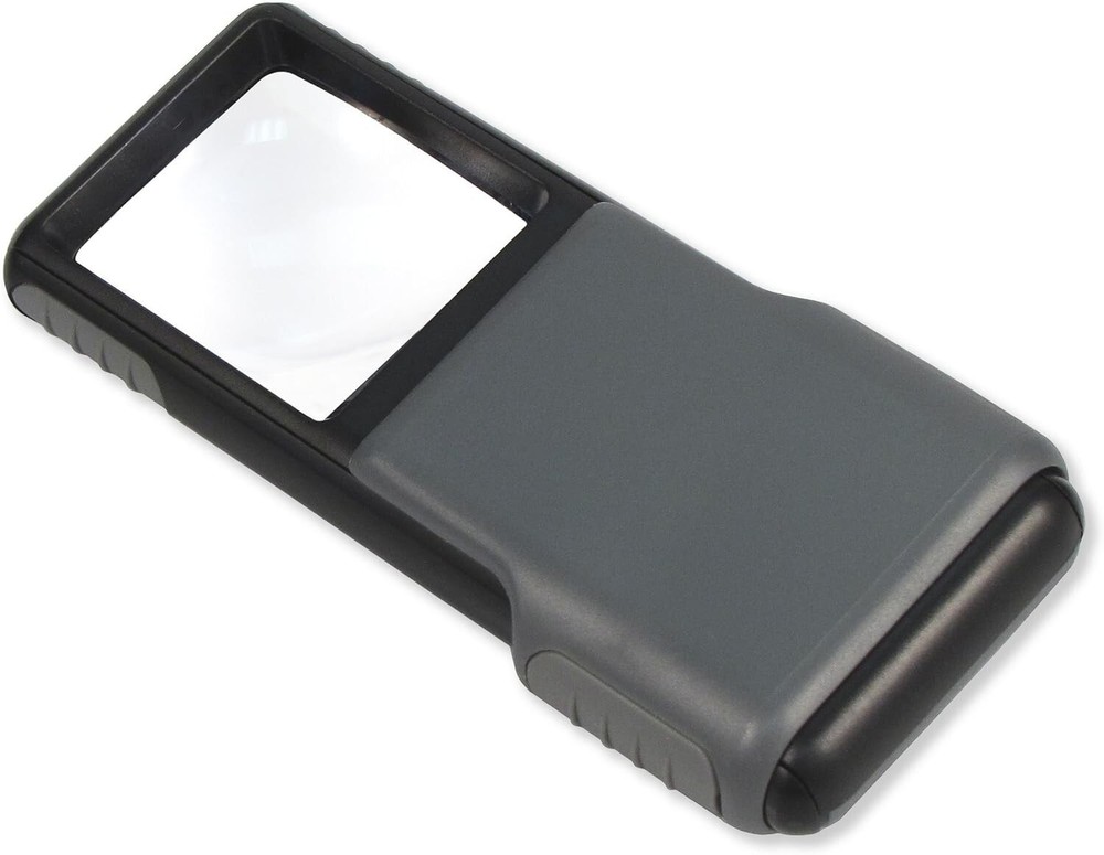 LED Lighted Magnifier 5X Acrylic Compact Low Vision Reading Inspection