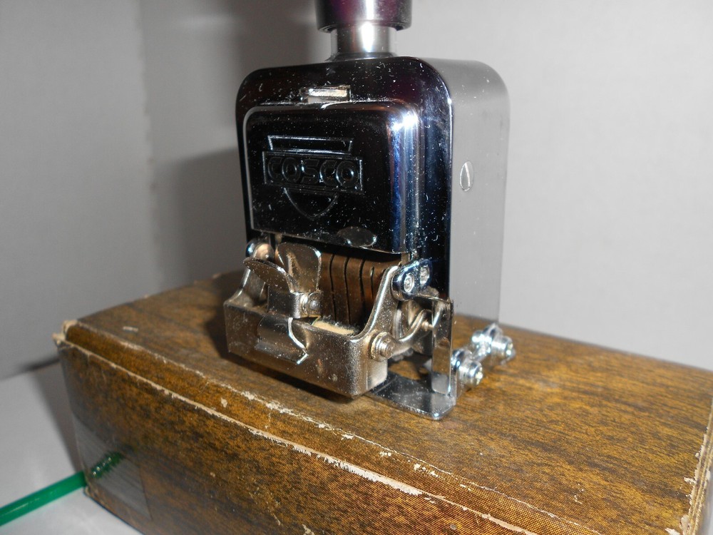 Cosco Automatic Numbering Machine Model C-71 w/Box