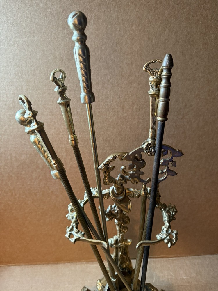 Vintage Hunting Theme Fire Place Tools