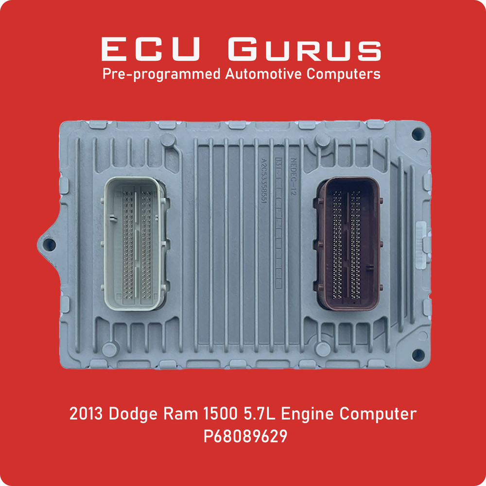 2013 Dodge Ram 1500 5.7L Engine Computer P68089629 "VIN Programmed" ECM PCM ECU