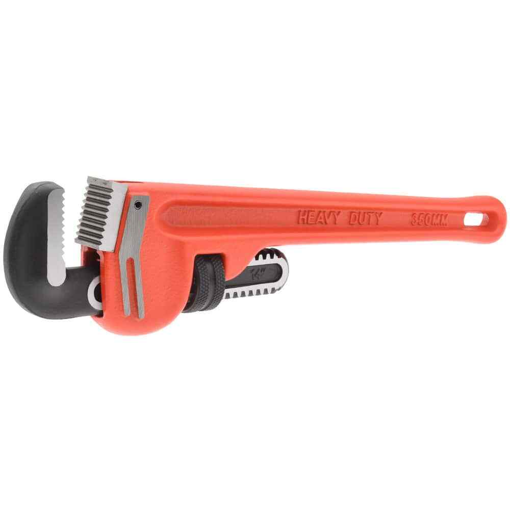 Paramount 14" Cast Iron Adjustable Straight Pipe Wrench: 2" Max Pipe Capacity