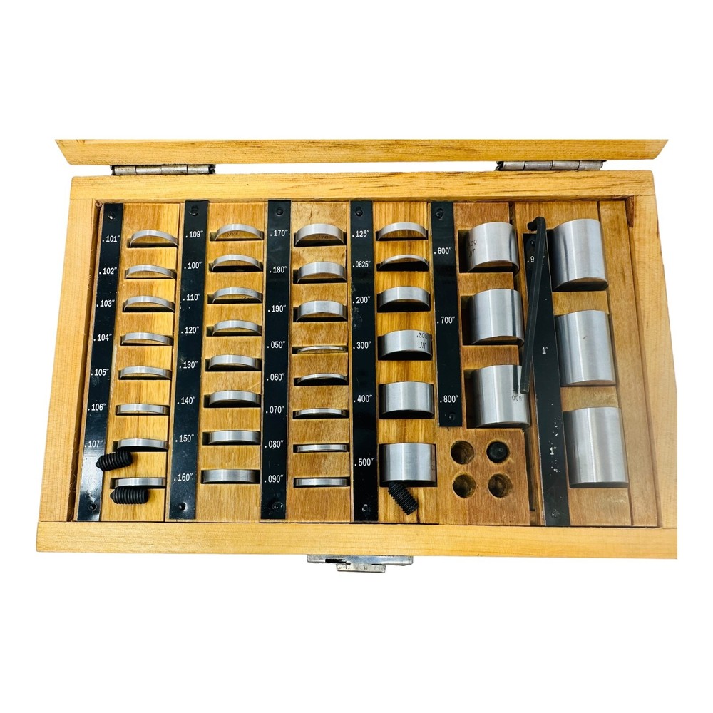 CHUAN BRAND 36pc SPACE BLOCK SET 0.101"-1"