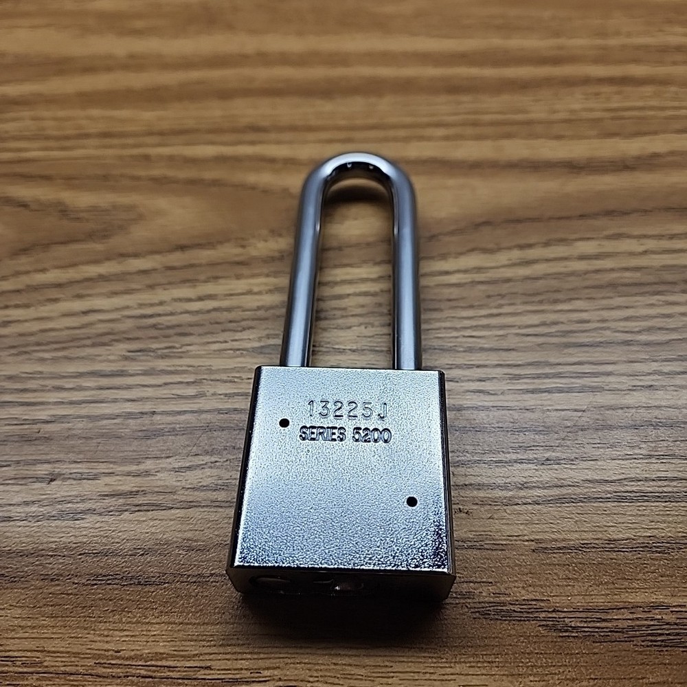 American Lock A5202 Padlock, Keyed Different, Long Shackle, Rectangular Steel