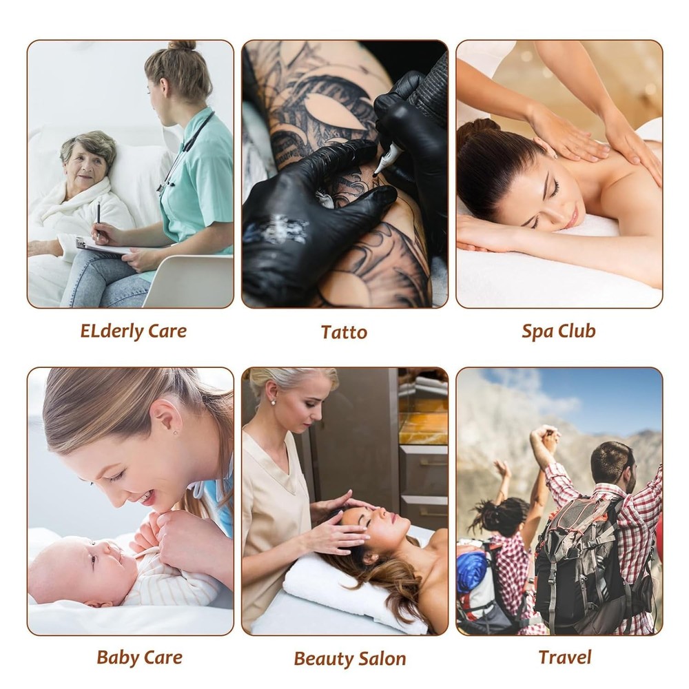 60 Pcs Disposable Fitted Massage Table Set - 30 Pcs Breathable Spa Bed Sheets...