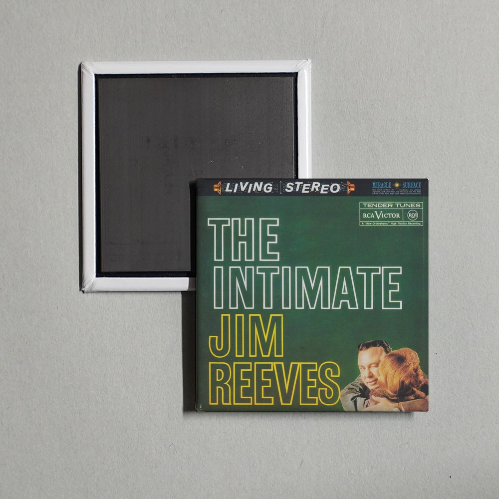 Jim Reeves - The Intimate B Album Cover Locker Fridge Magnet
