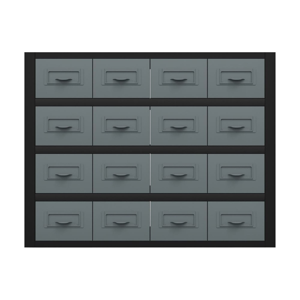 Sealey Modular Racking Mid Unit 16 Small Drawers Tool Storage 580mm