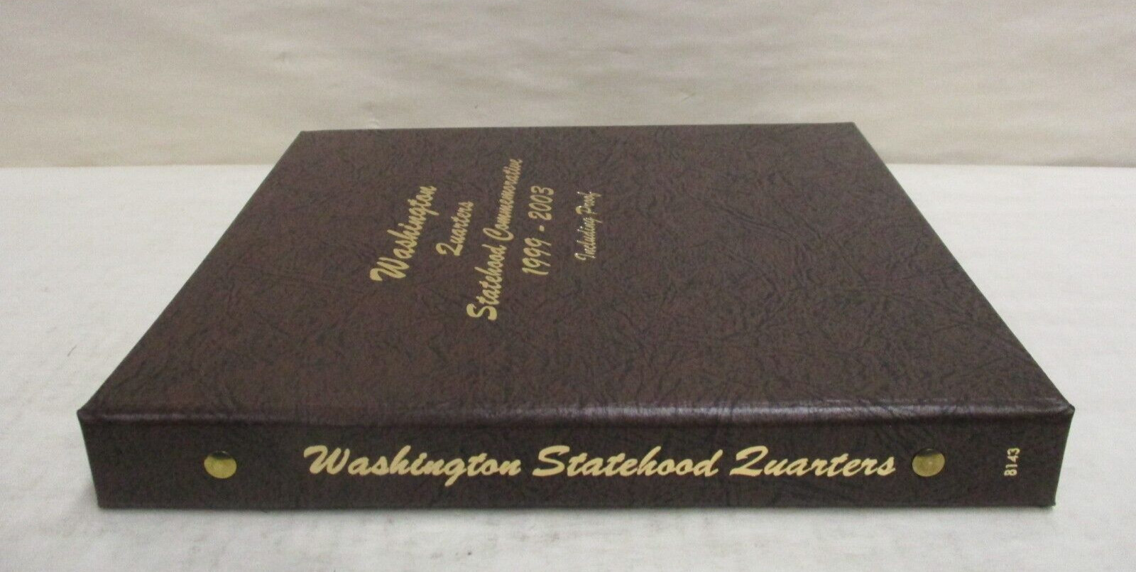 Dansco Coin Album #8143 Washington Statehood Quarters 1999-2003 w Proofs (P D S)