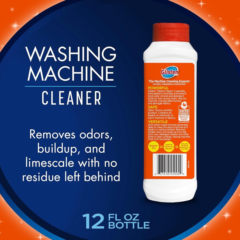 Washer Magic 12 Fl. Oz. Liquid Cleaner & Deodorizer - Multi-Action Freshness