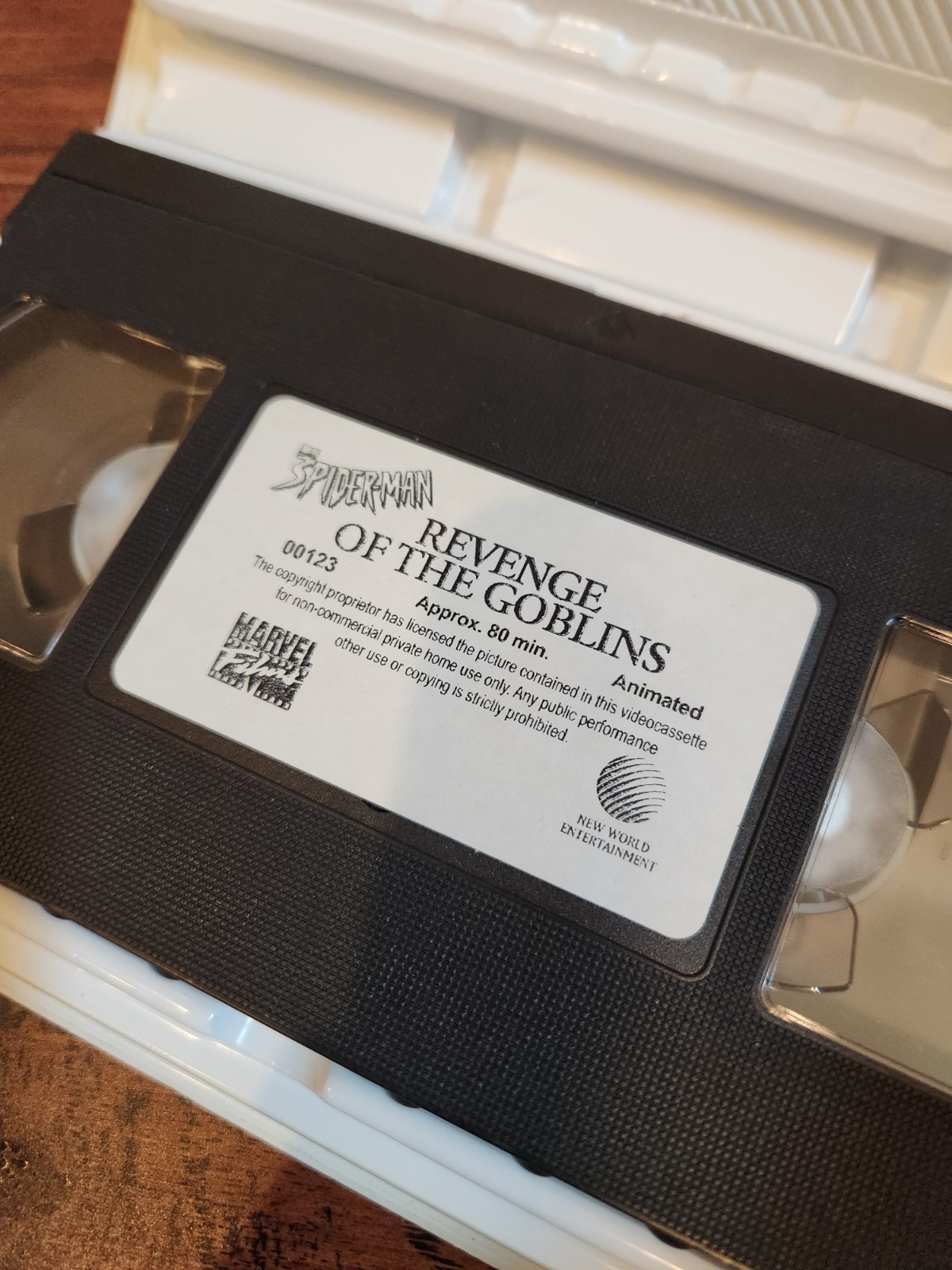 1997 Spider-Man The Animated Series REVENGE OF THE GOBLINS VHS