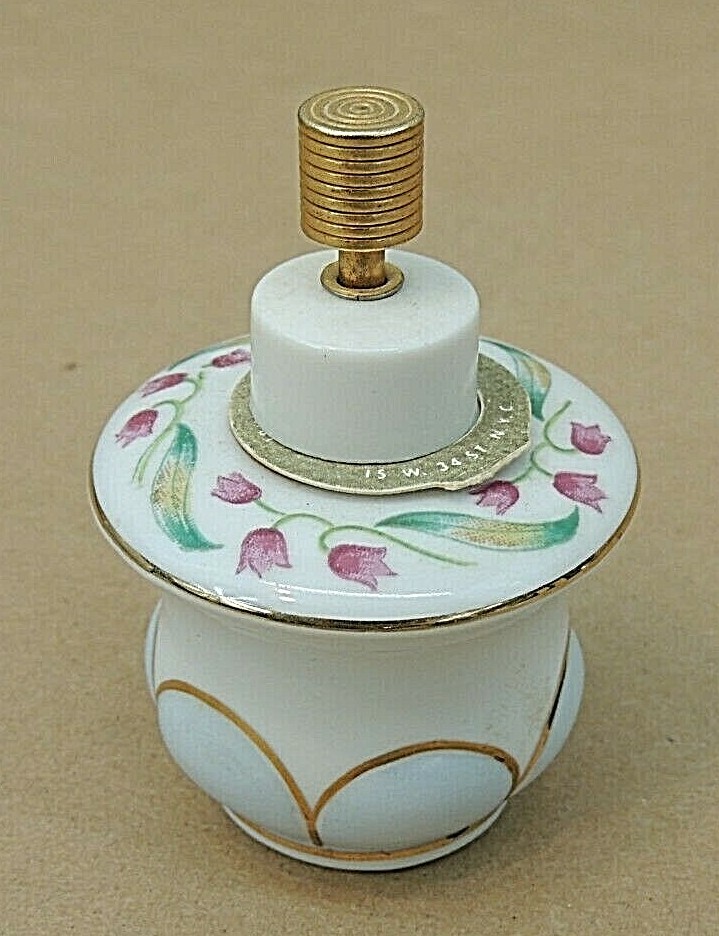 HANDPAINTED PERFUME ATOMIZER, IRVING W. RICE & CO