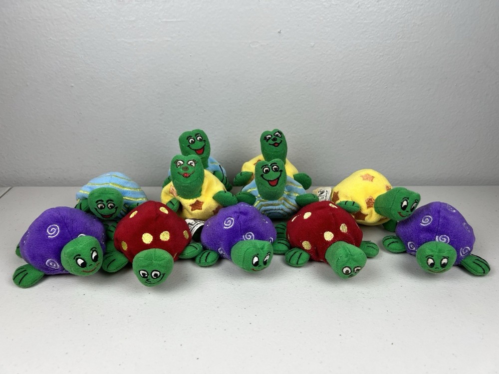 Kaplan Early Learning Co. Counting Turtles 11 Plush Turtles STEM