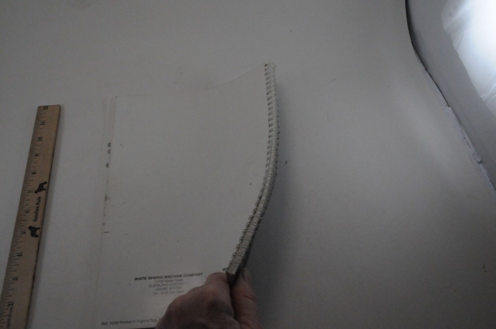 Vintage White Knitting Machine Instruction Book SIT