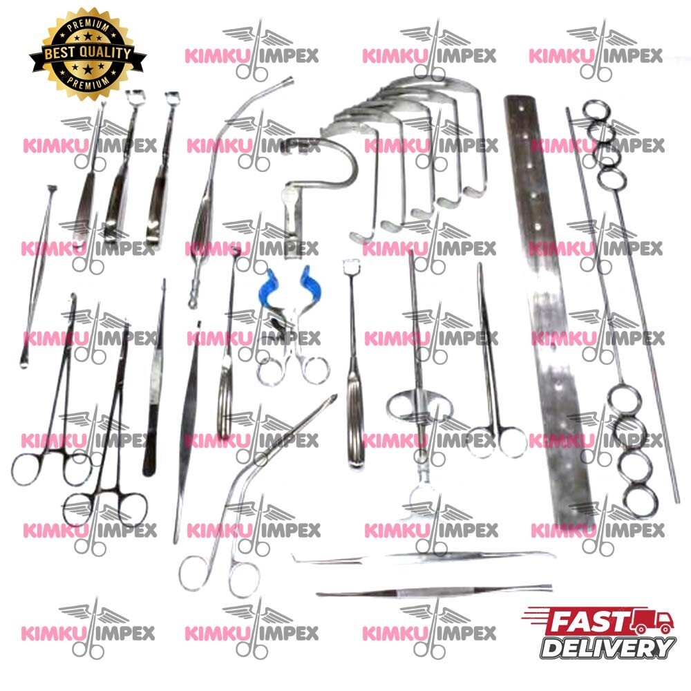 Tonsillectomy & Adenoidectomy 26pcs ENT Instruments Set German High End Quality