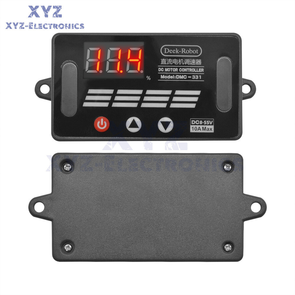 DMC-331 DC Motor Speed Control Switch Controller DC 8-55V Max 10A PWM Regulator