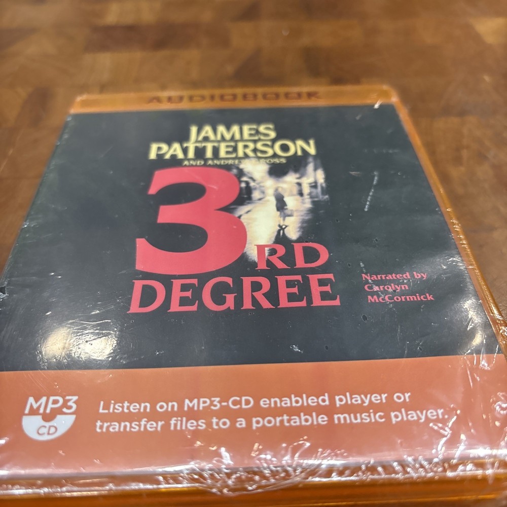James Patterson 3rd Degree MP3-CD ENABLED player Audio Book