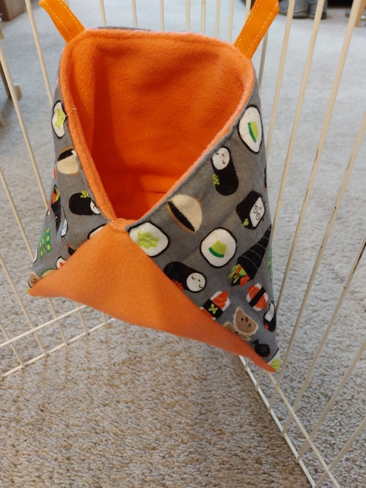 Ferret Corner Sack - Flannel Sushi Pattern