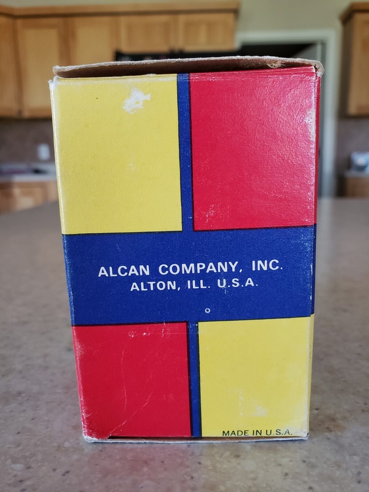 Vintage Alcan Shotshell 16 Ga Box Empty USA