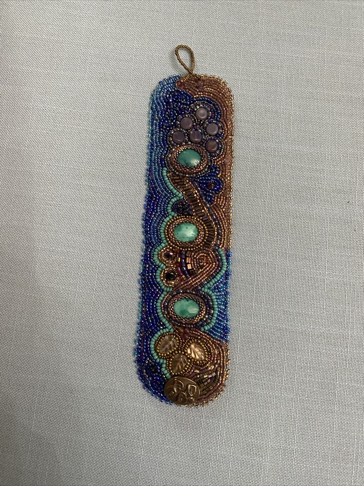 Unique Artisan Seed Beed & Gem Encrusted Bracelet