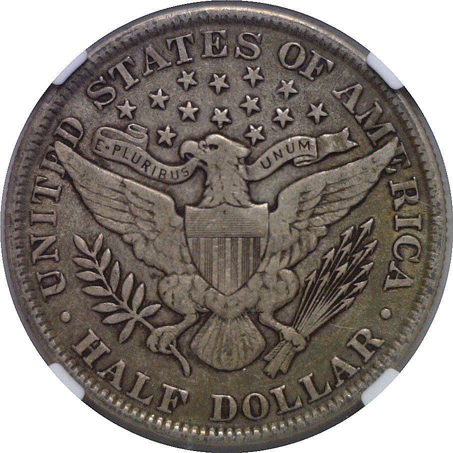 1902 Barber Half Dollar NGC VF-35